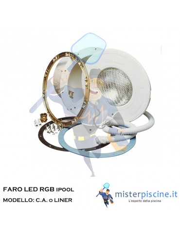 FARO IPOOL LED RGB - PER C.A o LINER