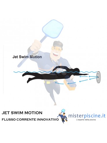 Jet Swim Motion FRONTALE NUOTO CONTRO CORRENTE - SOLO FRONTALE